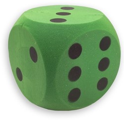 Planet Happy buitenspeelgoed Foam dobbelsteen groen