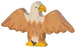 Holztiger Holz Adler Spielfigur - Vogel Spielzeug FSC Holz