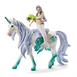 Schleich 42509 bayala Spielset - Meerjungfrau auf Meereseinhorn, Spielzeug ab 5 Jahren