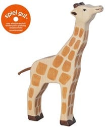 Holztiger Giraffe, Kopf hoch, 80155
