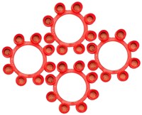 Wicke Spielzeug Knallplättchen 8-schuss - 12 Ringe - für Revolver Pistole-2