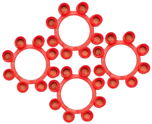 Wicke Spielzeug Knallplättchen 8-schuss - 12 Ringe - für Revolver Pistole-2