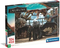Clementoni Puzzle Drachenabenteuer 104 Teile Kinderpuzzle