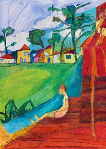 Heye Puzzle By the River 1000 Teile Puzzle Daily Life