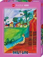 Heye Puzzle By the River 1000 Teile Puzzle Daily Life-2