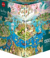 Heye Puzzle Odyssey 1500 Teile Cartoon Puzzle 80x60 cm-2