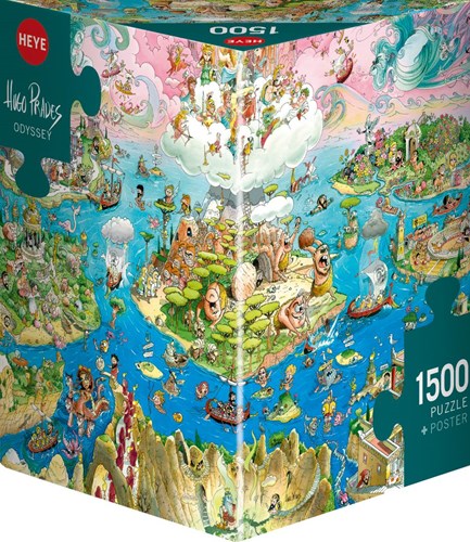 Heye Puzzle Odyssey 1500 Teile Cartoon Puzzle 80x60 cm-2