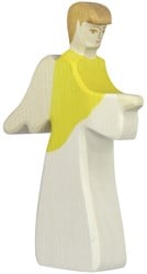 Holztiger Holz Erzengel Weihnachtsfigur handgefertigtes Spielzeug