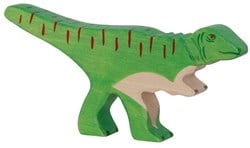 Holztiger Holz Dinosaurier Allosaurus Spielfigur - nachhaltiges Spielzeug