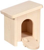 Holztiger Holzstall Bauernhof Spielzeug klein Hühnerstall Kaninchenstall
