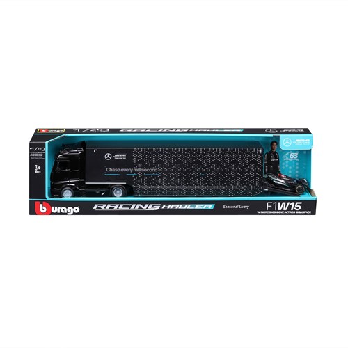 Bburago F1 Mercedes AMG Spielzeug-LKW 1:43 W15 Russell 2024 Formel 1-2