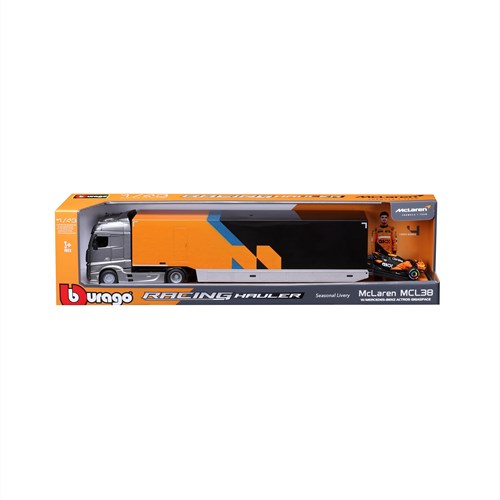 Bburago F1 Spielzeugtransporter McLaren MCL38 2024 Norris 1:43 Maßstab-2