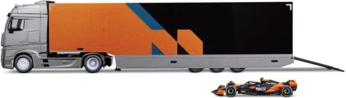 Bburago F1 Spielzeugtransporter McLaren MCL38 2024 Norris 1:43 Maßstab