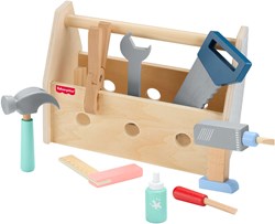 Fisher-Price Holz Werkzeugkasten Spielzeug für Kinder