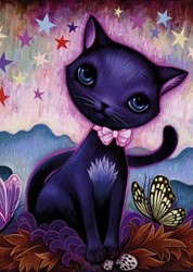 Heye Puzzle Black Kitty,dream.1000