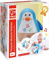 Hape Stehauf-Pinguin | Farbiger Stehauf-Pinguin mit Melodie, Stehauf-Spielzeug für Kinder im Alter von 6 Monaten und älter-3