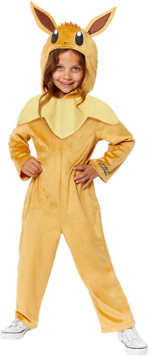 Pokémon Onesie Eevee Kinder Jumpsuit Kostüm 4-6 Jahre - Verkleidung