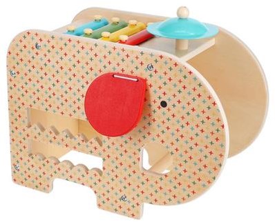 Petit Collage Holz Musikspielzeug Elefant FSC zertifiziert