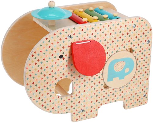 Petit Collage Holz Musikspielzeug Elefant FSC zertifiziert-2