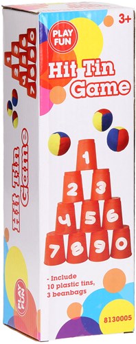Playfun Dosenwerfen Spielset Kinderspiel Mehrfarbig Karton-3