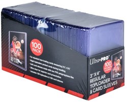 Ultra Pro Kartenhüllen Toploader und Sleeves 3x4 Zoll 100 Stück