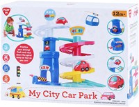 Play Autobahn Parkgarage Kunststoff rot Spielzeugauto