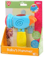 Playgo Baby Spielzeug Hammer mit Licht und Sound - Motorik