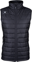 Gilbert Bodywarmer Sport Rugby Schwarz Extra Small wasserabweisend-2