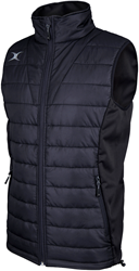 Gilbert Bodywarmer Rugby Schwarz - Bequeme Sportweste Small