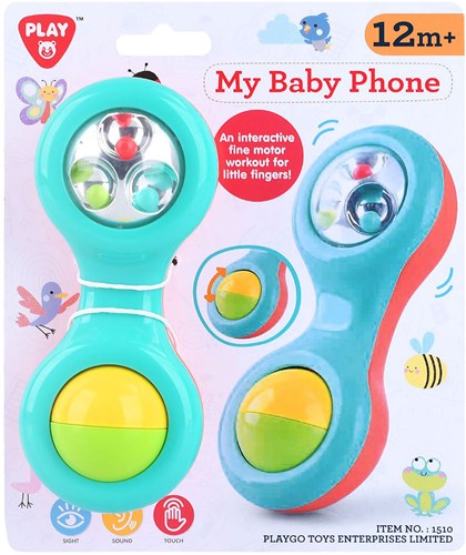 Play Baby Telefon Spielzeug mit beweglichen Kugeln - Lernspielzeug