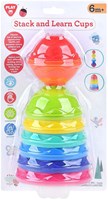 Play Stapelbecher Spielzeug - bunte Lernbecher für Kinder