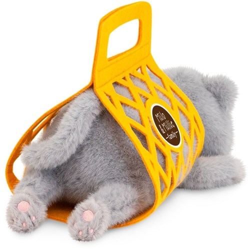 Orange Toys Kuscheltier Katze Milo grau 35 cm Plüsch Spielzeug-3