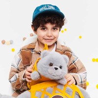 Orange Toys Kuscheltier Katze Milo grau 35 cm Plüsch Spielzeug