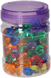 Albatros Hengelsport Spielzeug transparente kleine Diamanten 144 Stück multi