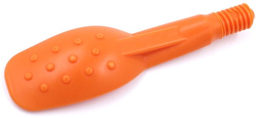 ARK Therapeutic Löffelaufsatz Spielzeug Z-Vibe rot Kunststoff Getextureerde therapielepel als opzetstuk voor de Z-Vibe, voor sensorische lepelvoeding.