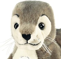Steiff Kuscheltier Robby Seehund Plüsch - grau/weiß - 30 cm-2