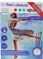 Craft Buddy Malen nach Zahlen Set 30x40cm Acryl Dance in Dream