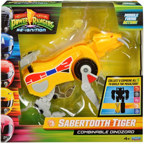Säbelzahntiger kombinierbare Dinozord Spielfigur Power Rangers-2