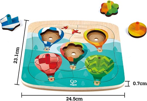 Hape E1623 - Puzzle Drehende-Ballons