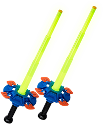 Nerf Spielzeug Fencing Duel Set - leuchtende Schaumstoffschwerter für Kinder