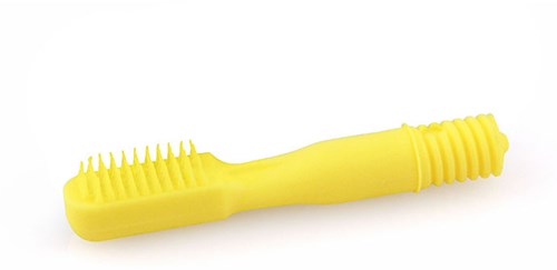 ARK Therapeutic Bürstenaufsatz Z-Vibe hart sensorisches Spielzeug Opzetborstel voor de Z-Vibe voor sensorische tandvlees- en mondstimulatie, zacht of stevig.