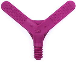 ARK Therapeutic Beißblock Y Tip für Z-Vibe magenta sensorisches Spielzeug Opzetstuk voor de Z-Vibe voor kaakgraduatie, kaaksterkte en lipsluiting.