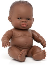 Miniland Babypuppe Afrikanisch 21cm Lernspielzeug Puppe
