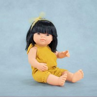 Miniland Puppe asiatisches Mädchen 38cm - Lernspielzeug Puppe-2