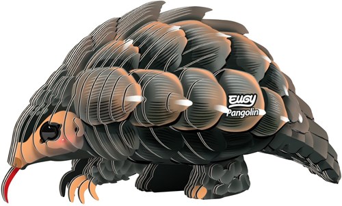 Eugy 3D Puzzle - Pangolin - Tierpuzzle - Kreatives Spielzeug