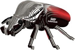 Eugy 3D Puzzle - Goliathkäfer - Tierpuzzle - Kreatives Spielzeug