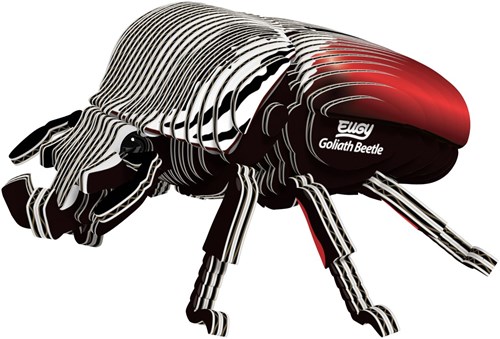 Eugy 3D Puzzle - Goliathkäfer - Tierpuzzle - Kreatives Spielzeug