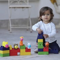 Edushape Mini-Edu-Tiere Set 6 Tiere + 22 Blöcke-3
