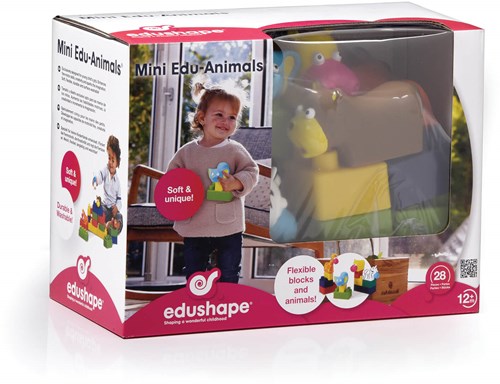Edushape Mini-Edu-Tiere Set 6 Tiere + 22 Blöcke-2