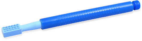 ARK Therapeutic vibrierendes Mundmotorik-Spielzeug Z-Vibe blau Trillende mondmotoriektool voor spraak-, eet- en sensorische vaardigheden, onder begeleiding.
